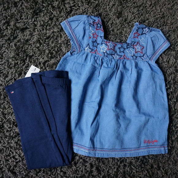 Tommy Hilfiger Other - Independence Day July 4th Matching Set Shirt Pants